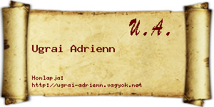 Ugrai Adrienn névjegykártya